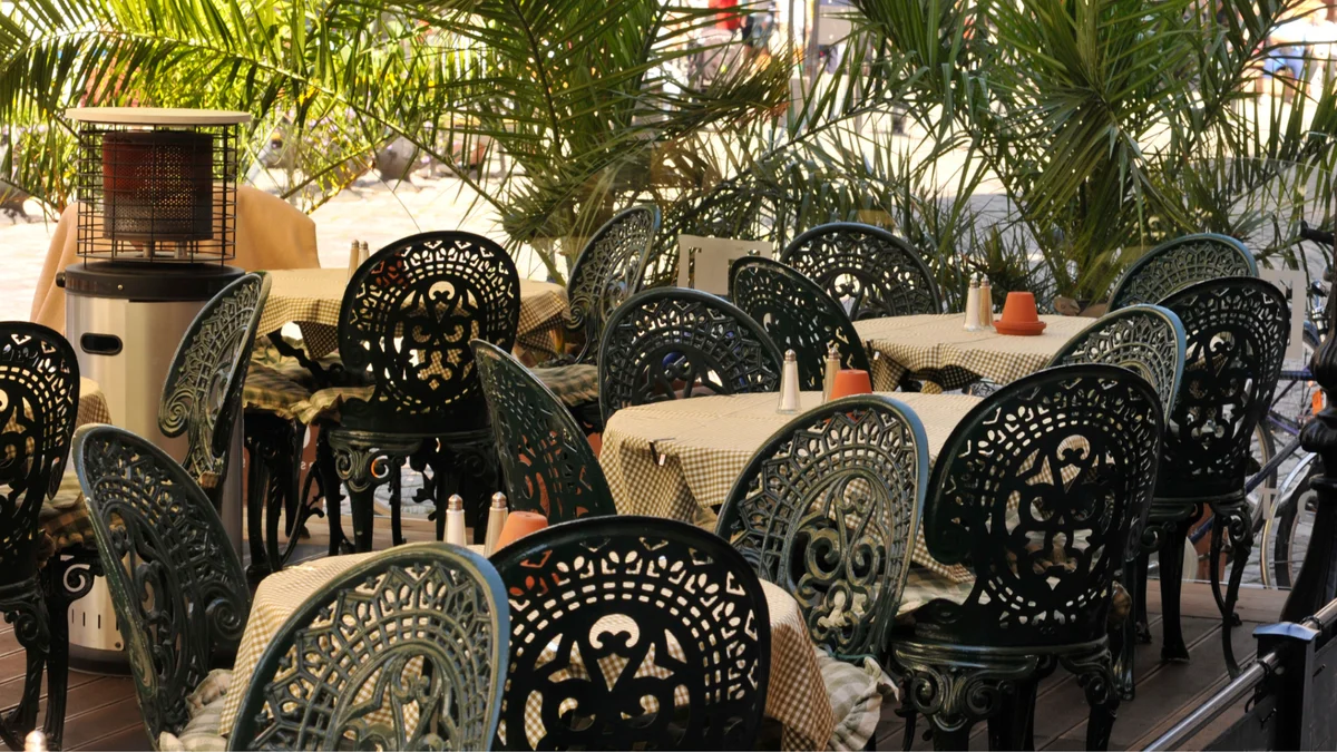 Elegant restaurant interior