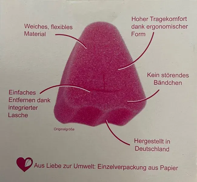 Bild veranschaulicht Funktionsweise eines Soft-Tampons