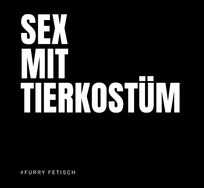 Furry Fetisch ist Sex mit Tierkostüm